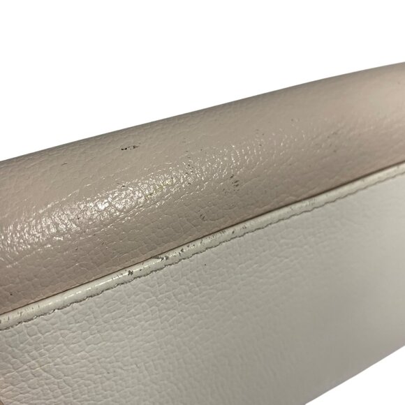 KATE SPADE Turnlock Wallet Clutch Black Off-White Tan Colorblock Leather - Picture 8 of 12